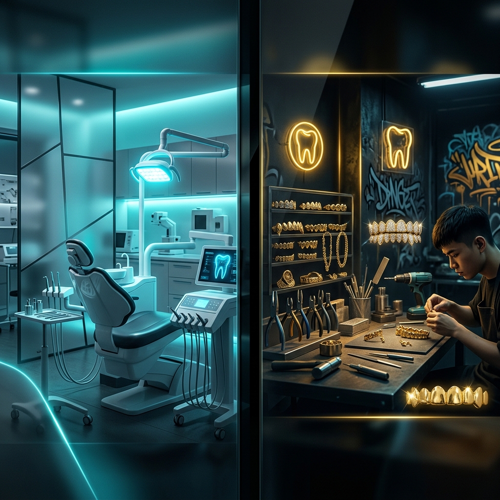 Lấy Dấu Mắc Cười - Clinic vs Hiphop Grillz